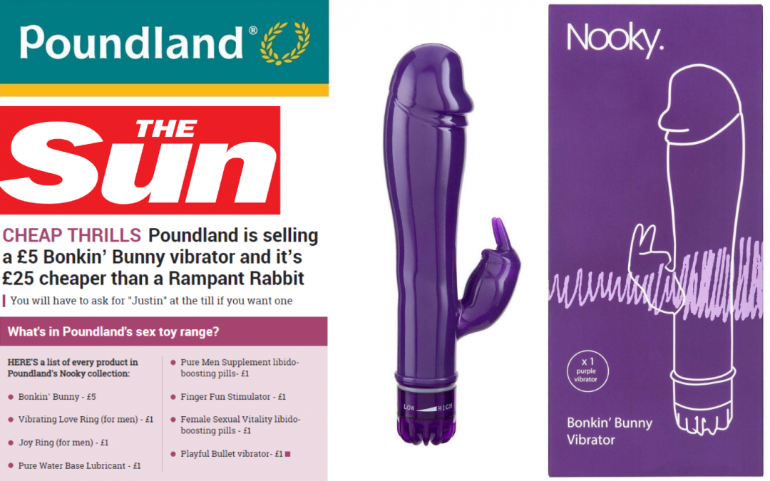 We’re making headlines again with our Nooky Bonkin’ Bunny in Poundland